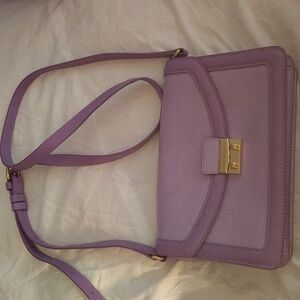 Vera Bradley Genuine Leather Tess Crossbody Purse